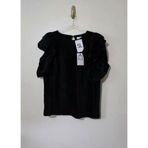 NWT THML Top Ruffle Sleeveless Whimsygoth Fairygrunge